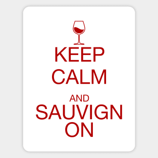 Keep Calm Sauvignon Red Magnet